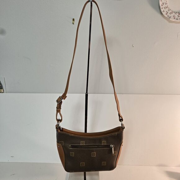 Vintage Texier Tan Leather Shoulder Bag‎ Zip Inner Pocket Single Handle France - Picture 3 of 11